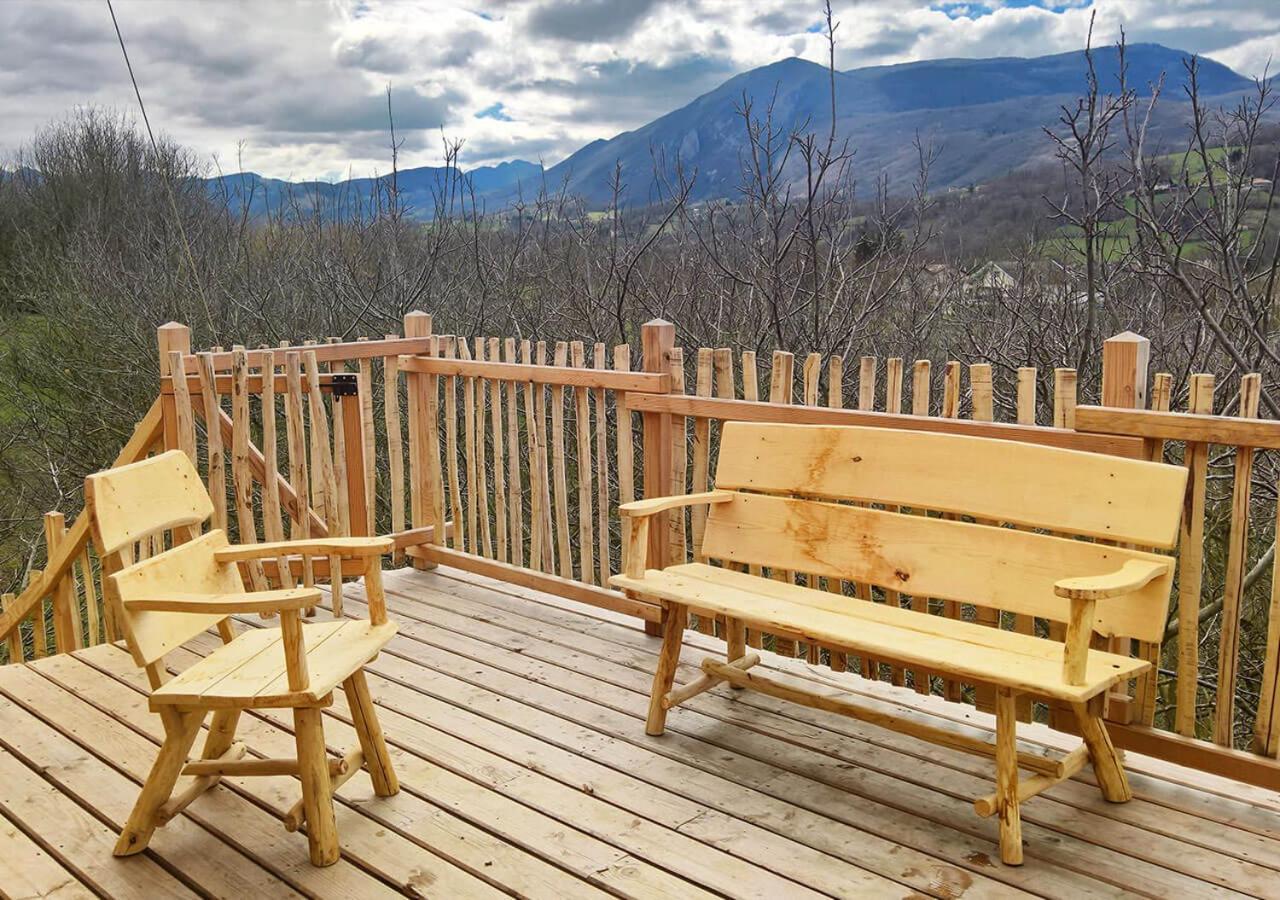 Roulottes Au Pied Du Vercors Saint-Jean-en-Royans Εξωτερικό φωτογραφία